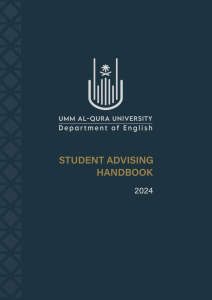 Student Advising Handbook